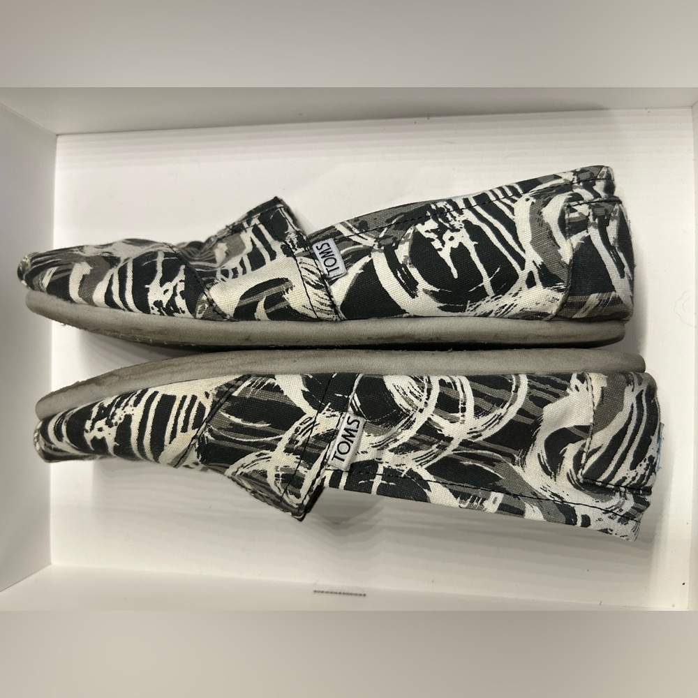 Tom’s Classic Black Grey Canvas Paint